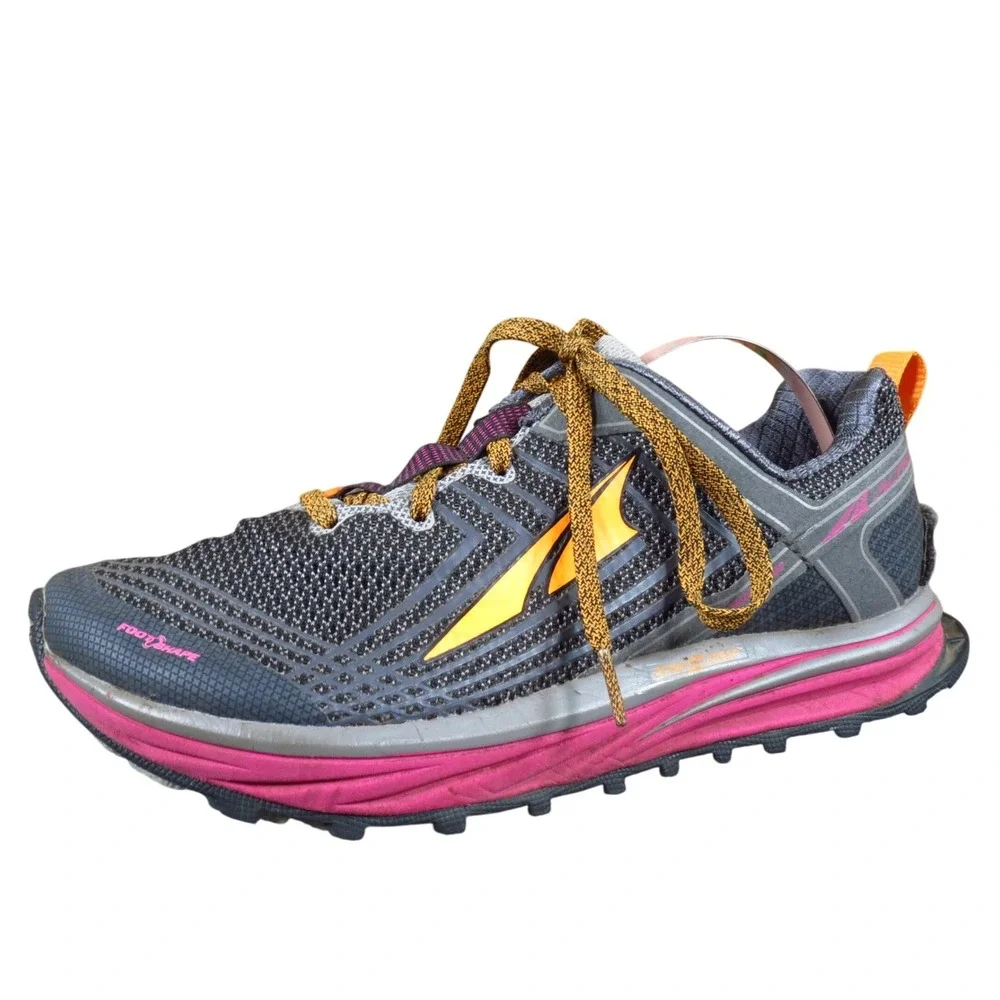 Altra Timp 1.5 Womens‎ 6 Gray Pink Synthetic Trail Running Shoes Lightweight